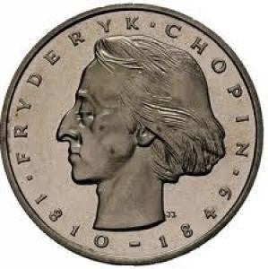 50 zł Chopin Fryderyk 1974