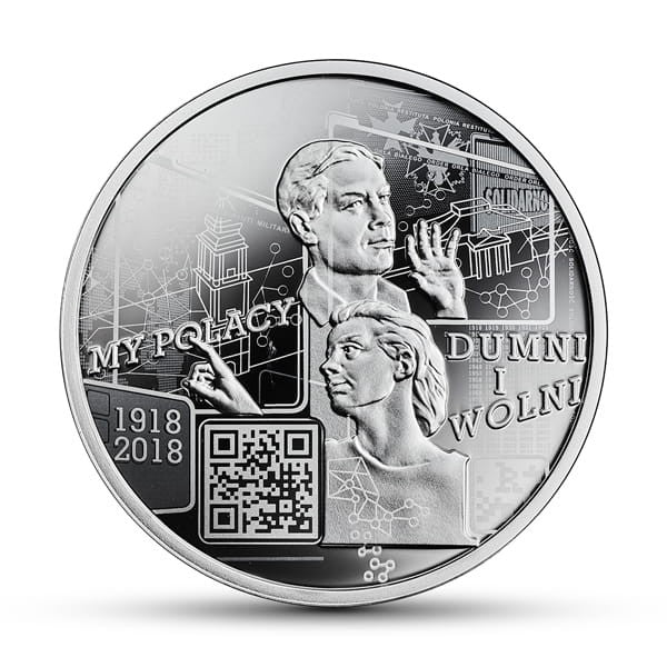 10 zł My Polacy dumni i wolni 1918 - 2018