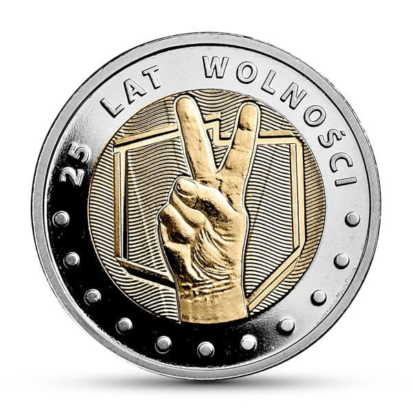 5 zł 25 lat wolności 2014 nr1