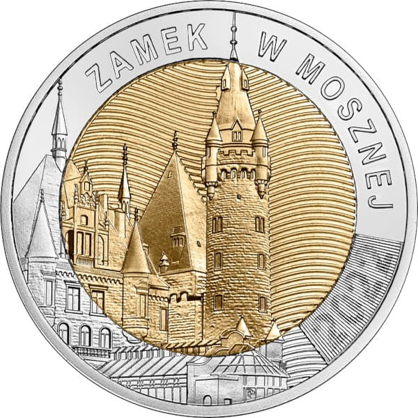 5 zł Zamek w Mosznej 2022 nr 15